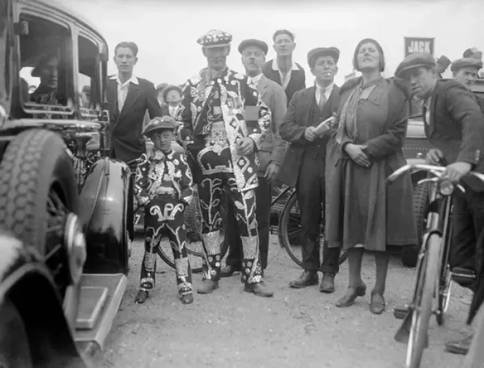 Framed Print : Pearly King at the Derby Framed Print : Pearly King at the Derby