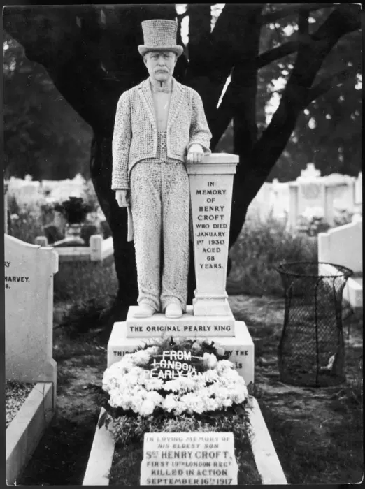 Framed Print : Pearly King / Headstone Framed Print : Pearly King / Headstone