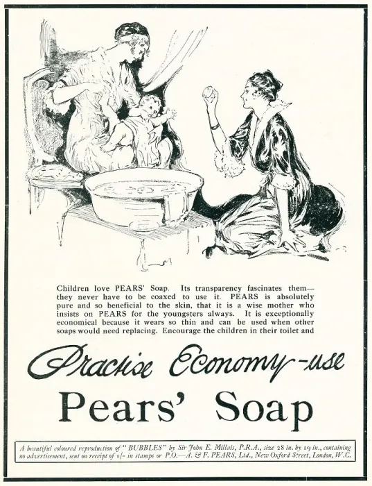 Framed Print : Pears Soap Advertisement Framed Print : Pears Soap Advertisement