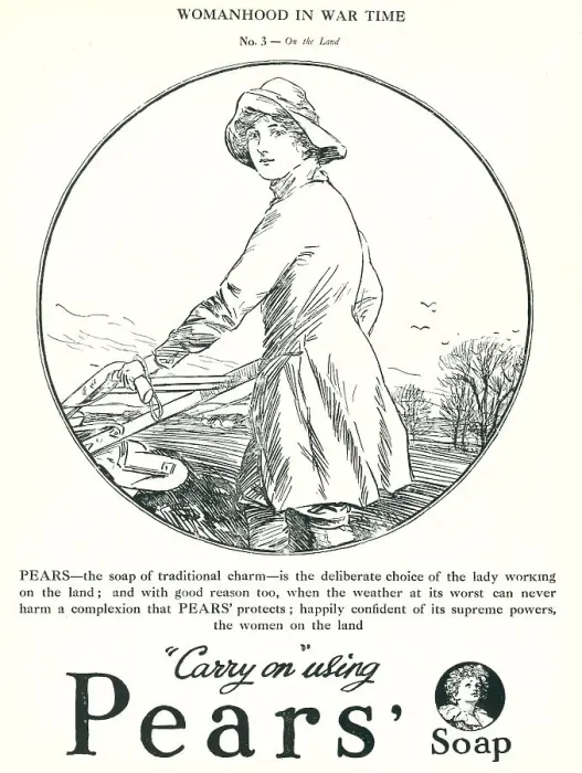 Framed Print : Pears Soap Advertisement On The Land Framed Print : Pears Soap Advertisement On The Land