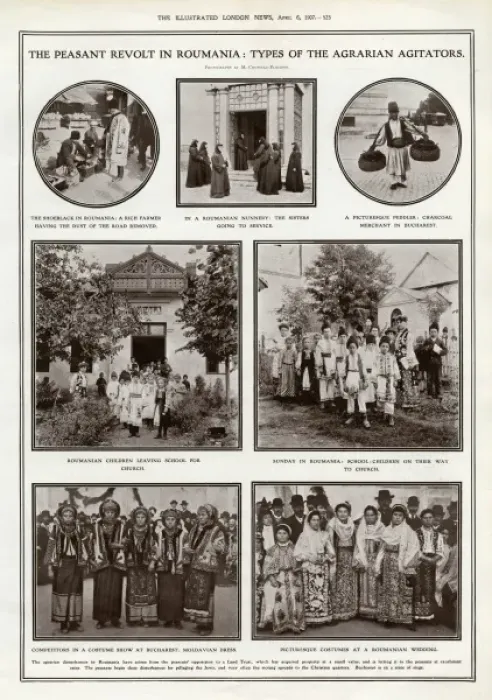 Framed Print : Peasant revolt in Romania: types of the agrarian agitators Framed Print : Peasant revolt in Romania: types of the agrarian agitators