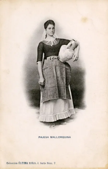 Framed Print : Peasant woman of Majorca, Spain Framed Print : Peasant woman of Majorca, Spain
