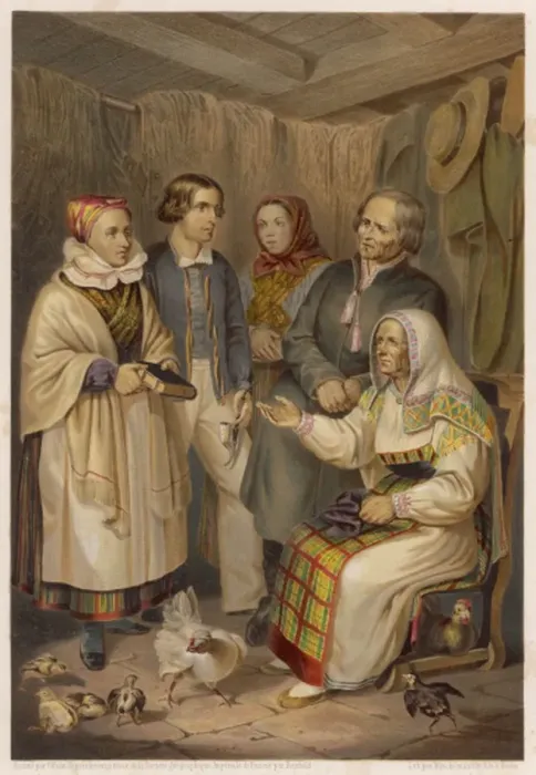 Framed Print : Peasants in their Best Framed Print : Peasants in their Best