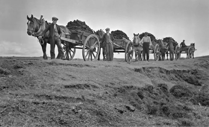 Framed Print : Peat carts, Benbecula, Outer Hebrides, Scotland Framed Print : Peat carts, Benbecula, Outer Hebrides, Scotland