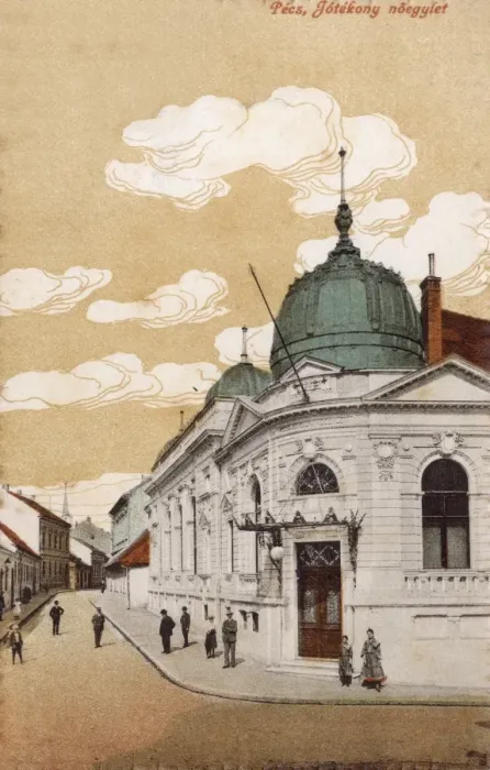 Framed Print : Pecs, Hungary - Charitable Womens Association Building Framed Print : Pecs, Hungary - Charitable Womens Association Building