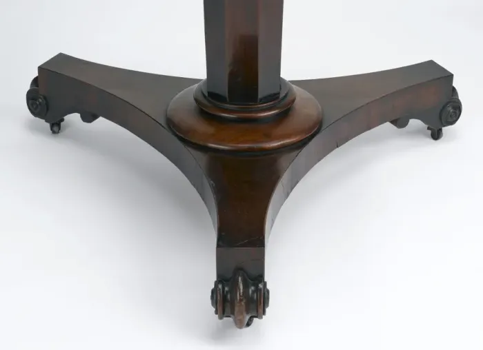 Framed Print : Pedestal table, detail Framed Print : Pedestal table, detail