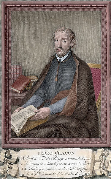 Pedro Chac??n (1526-1581). Spanish mathematician and theolog