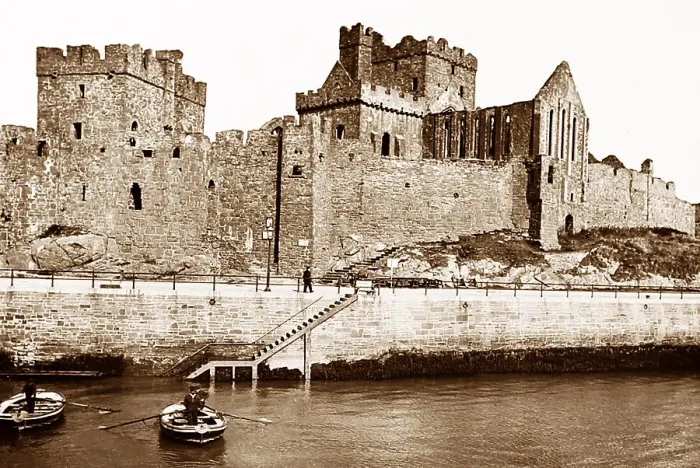 Framed Print : Peel castle Isle of Man Framed Print : Peel castle Isle of Man