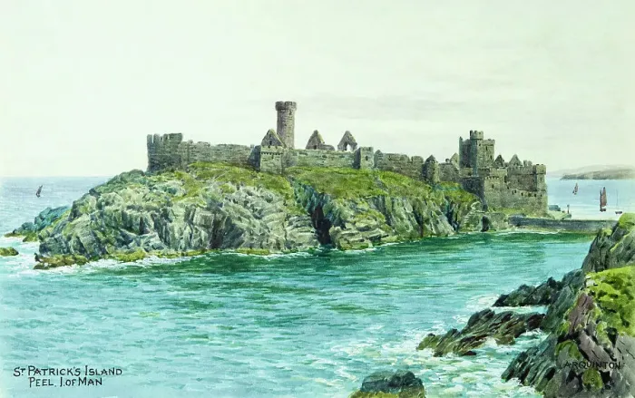 Framed Print : Peel Castle, St Patrick's Island, Peel, Isle of Man Framed Print : Peel Castle, St Patrick's Island, Peel, Isle of Man