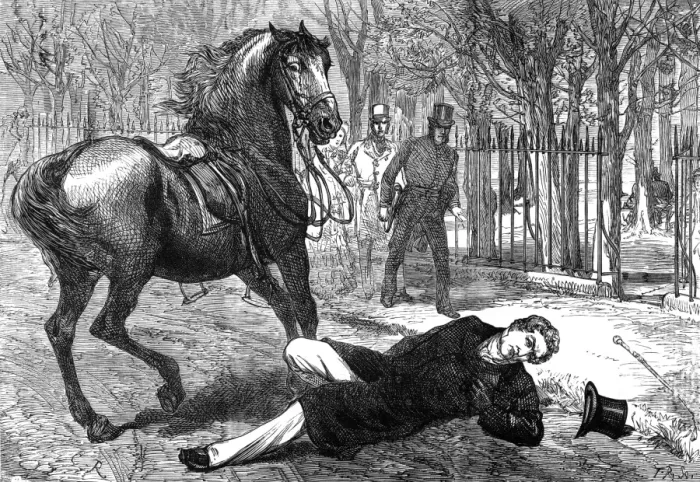 Framed Print : Peel Off his Horse Framed Print : Peel Off his Horse