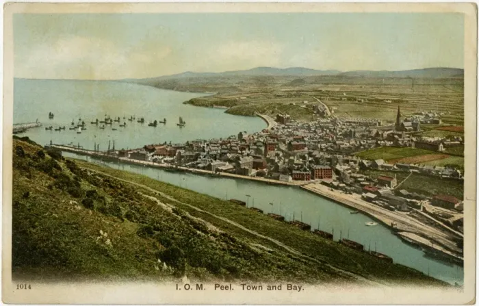 Framed Print : Peel Town and Bay - Isle of Man Framed Print : Peel Town and Bay - Isle of Man