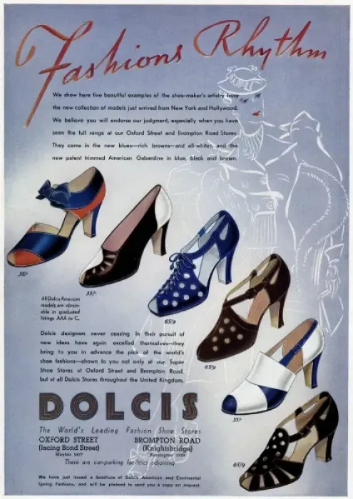 Framed Print : Peep and closed toe sandlals 1937 Framed Print : Peep and closed toe sandlals 1937