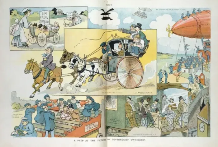 Framed Print : A peep at the future of government ownership Framed Print : A peep at the future of government ownership