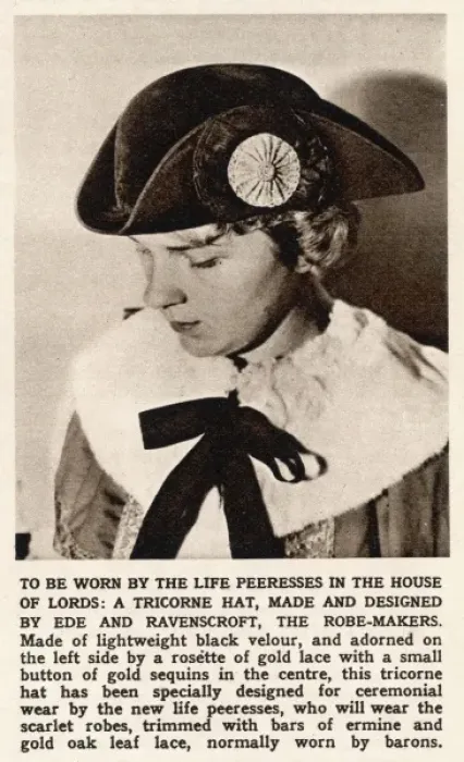 Framed Print : Peeress Tricorne Hat Framed Print : Peeress Tricorne Hat
