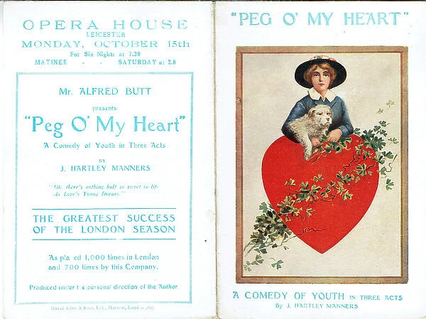 Peg O My Heart by J Hartley Manners