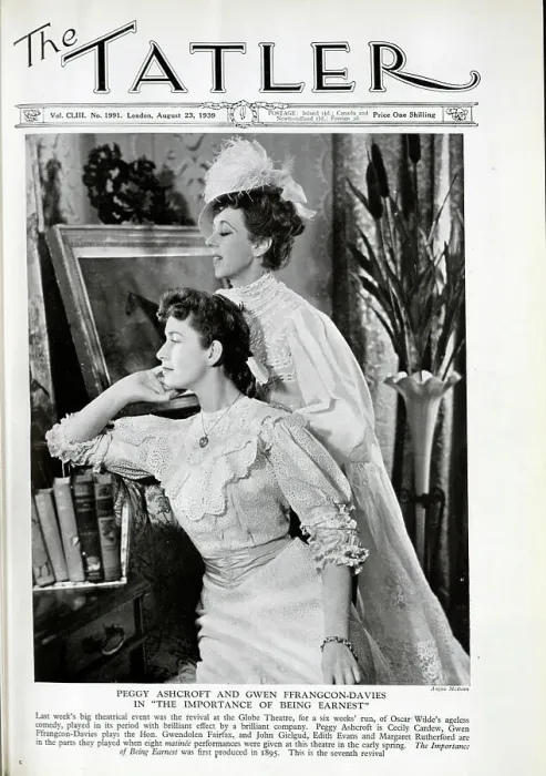 Framed Print : Peggy Ashcroft and Gwen Ffrangcon-Davies