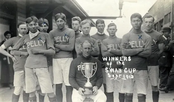 Framed Print : Pelly Football team Framed Print : Pelly Football team