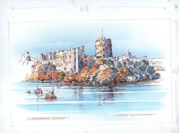Framed Print : Pembroke Castle Framed Print : Pembroke Castle