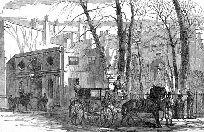 Framed Print : Pembroke House, Whitehall, 1854 Framed Print : Pembroke House, Whitehall, 1854