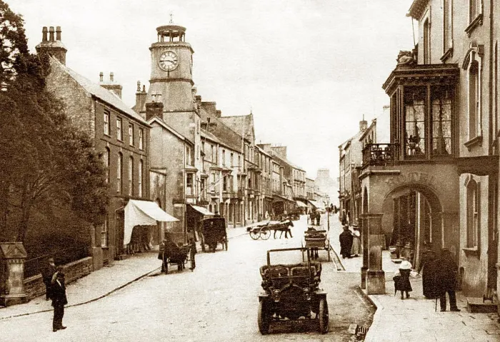Framed Print : Pembroke Main Street early 1900s Framed Print : Pembroke Main Street early 1900s