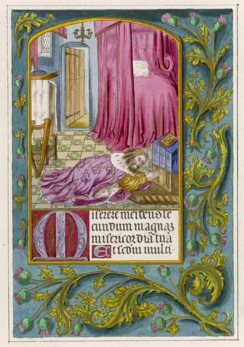 Framed Print : Penance of David Framed Print : Penance of David