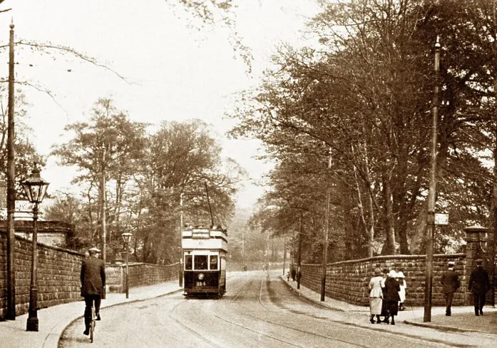 Framed Print : Pendleton Eccles Old Road early 1900s Framed Print : Pendleton Eccles Old Road early 1900s