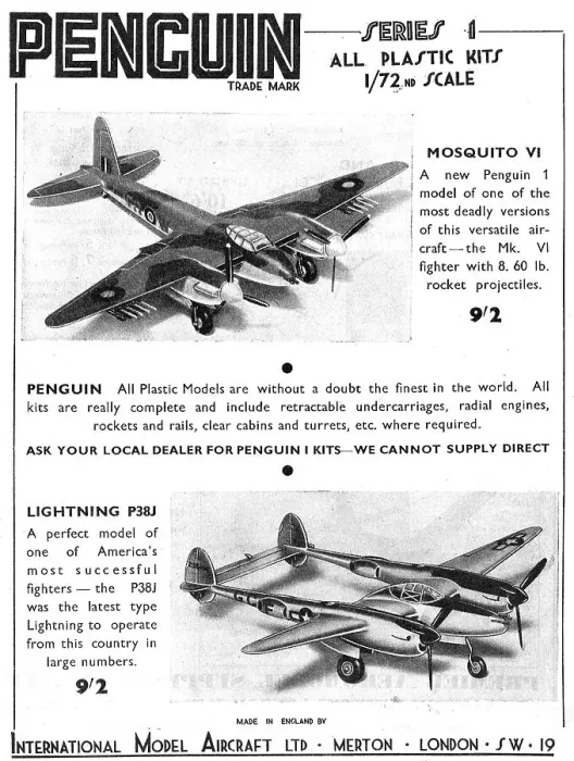 Framed Print : Penguin Model Aircraft
