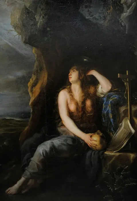 Framed Print : Penitent Magdalene, 1654, by Juan Carreno de Miranda Framed Print : Penitent Magdalene, 1654, by Juan Carreno de Miranda