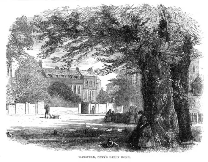 Framed Print : Penn home in England - 1 Framed Print : Penn home in England - 1
