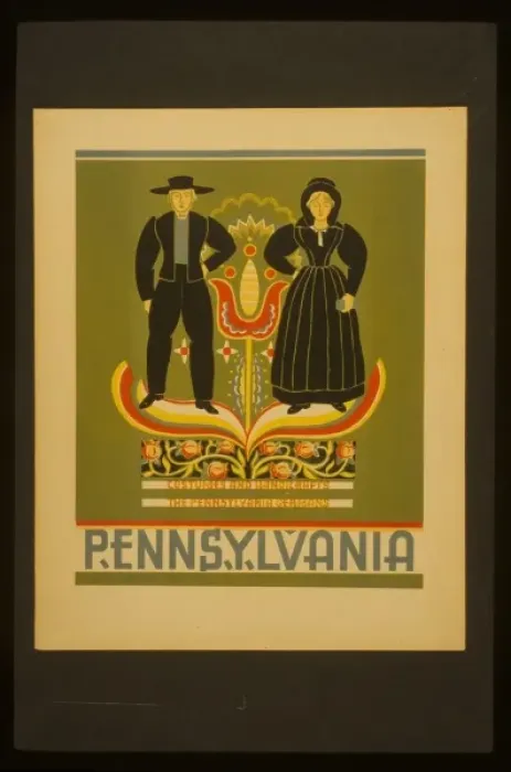 Framed Print : Pennsylvania Costumes and handicrafts, the Pennsylvania Germ Framed Print : Pennsylvania Costumes and handicrafts, the Pennsylvania Germ