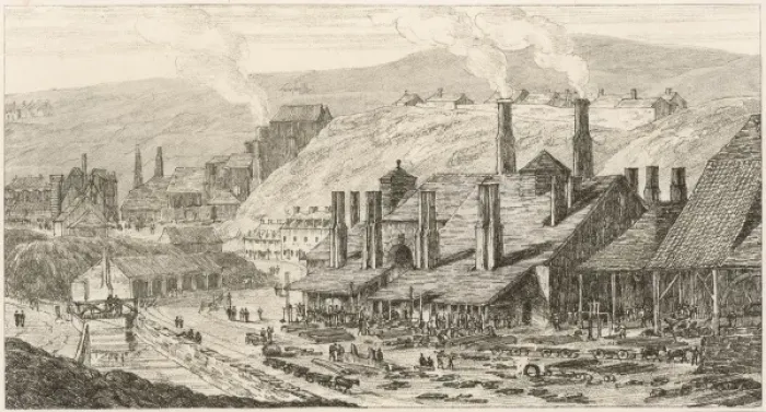 Framed Print : Pennydarran Ironworks Framed Print : Pennydarran Ironworks