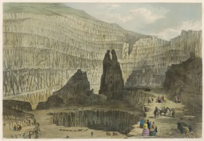 Framed Print : Penrhyn Quarries - 1 Framed Print : Penrhyn Quarries - 1