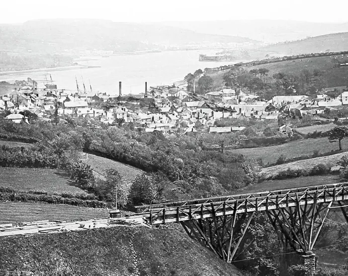 Framed Print : Penryn, Cornwall, Victorian period Framed Print : Penryn, Cornwall, Victorian period