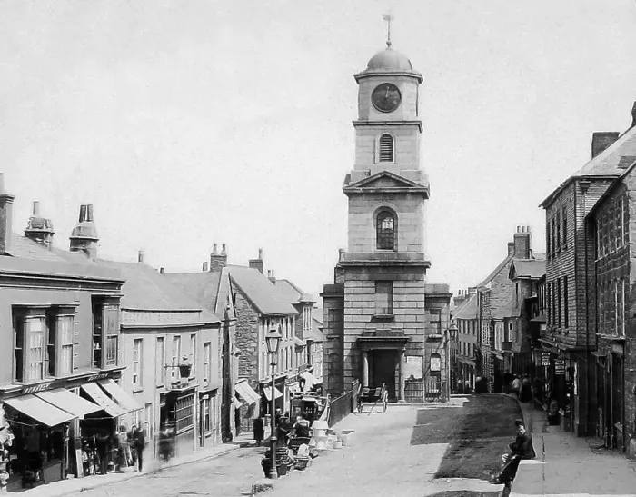 Framed Print : Penryn Cornwall Victorian period Framed Print : Penryn Cornwall Victorian period