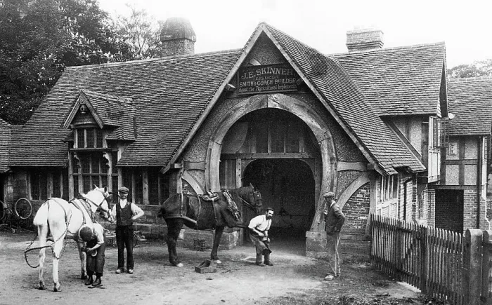 Framed Print : Penshurst Blacksmith early 1900s