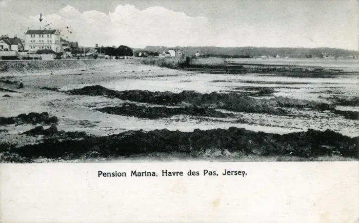 Framed Print : Pension Marina, Havre des Pas, St Helier, Channel Islands Framed Print : Pension Marina, Havre des Pas, St Helier, Channel Islands