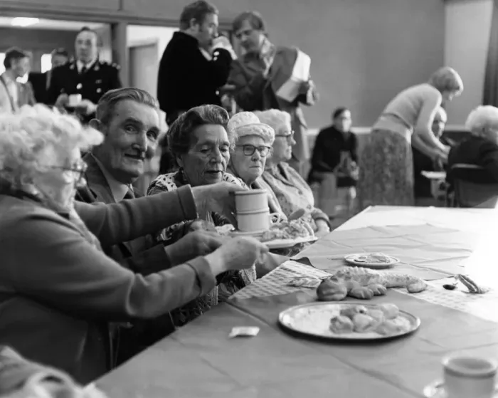 Framed Print : Pensioners Tea Party Framed Print : Pensioners Tea Party