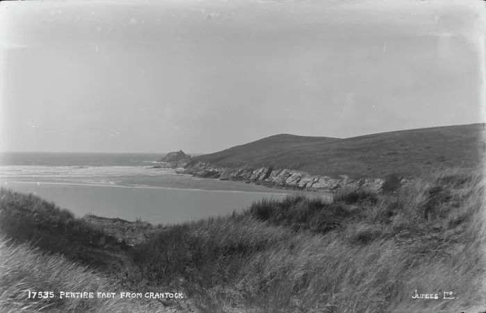 Framed Print : Pentire East from Crantock Framed Print : Pentire East from Crantock