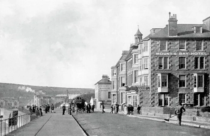 Framed Print : Penzance - The Esplanade Framed Print : Penzance - The Esplanade