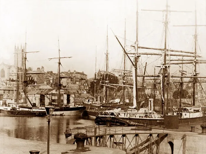 Framed Print : Penzance - Harbour Framed Print : Penzance - Harbour