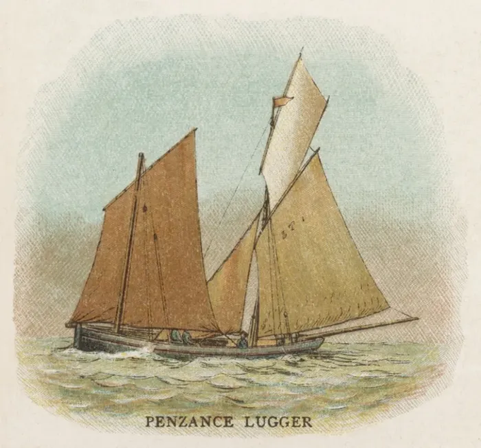 Framed Print : Penzance Lugger Framed Print : Penzance Lugger