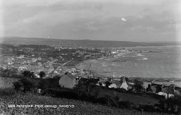 Framed Print : Penzance from Newlyn