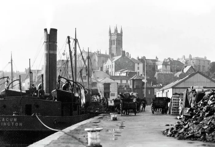Framed Print : Penzance - The Quay Framed Print : Penzance - The Quay
