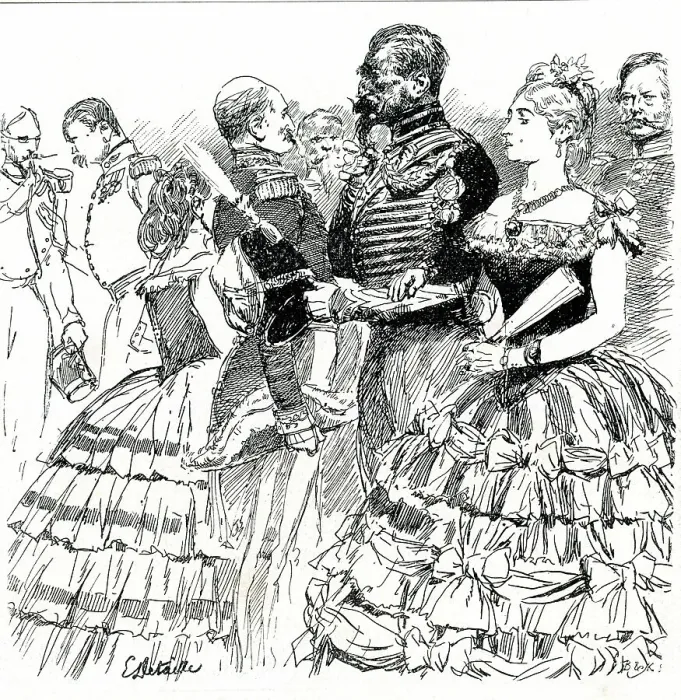 Framed Print : People at a ball, Tuileries, Paris Framed Print : People at a ball, Tuileries, Paris