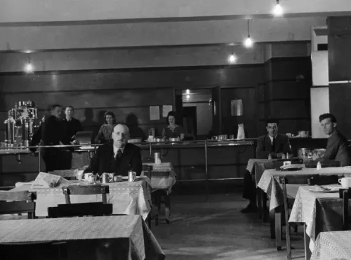 Framed Print : People in a cafe Framed Print : People in a cafe