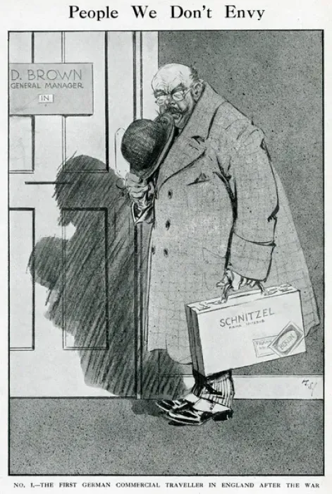 Framed Print : People We Don t Envy: No. 1: The first German salesman Framed Print : People We Don t Envy: No. 1: The first German salesman