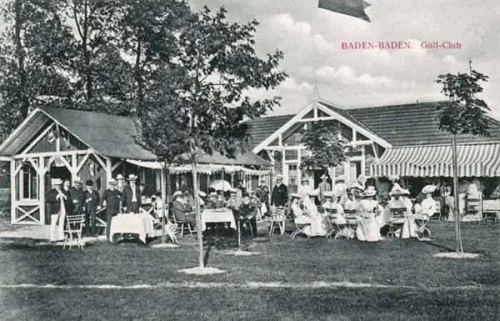 Framed Print : People at Golf Club, Baden Baden, Germany Framed Print : People at Golf Club, Baden Baden, Germany