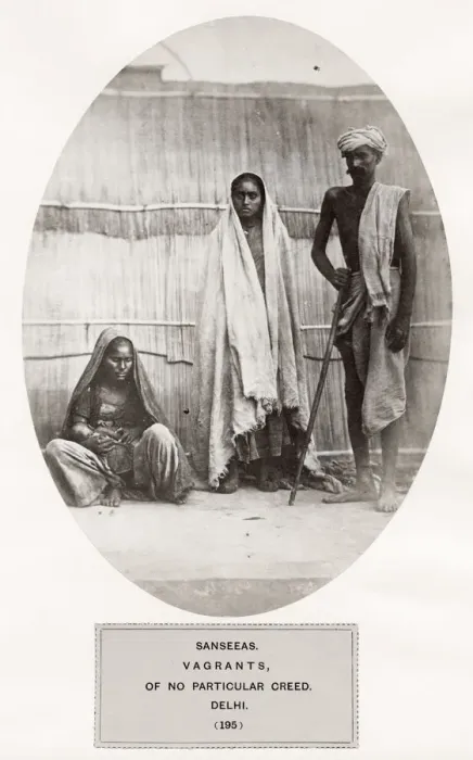 Framed Print : People of India: indigenous group - Sanseeas, vagrants Framed Print : People of India: indigenous group - Sanseeas, vagrants
