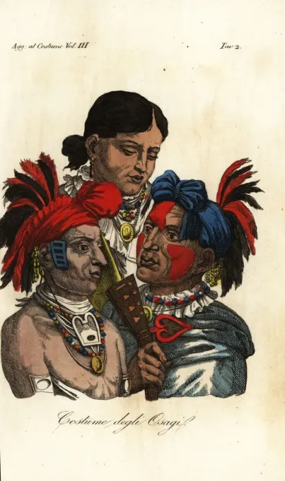 Framed Print : People of the Osage Nation Framed Print : People of the Osage Nation