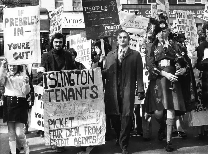 Framed Print : People Before Profit demonstration, London Framed Print : People Before Profit demonstration, London